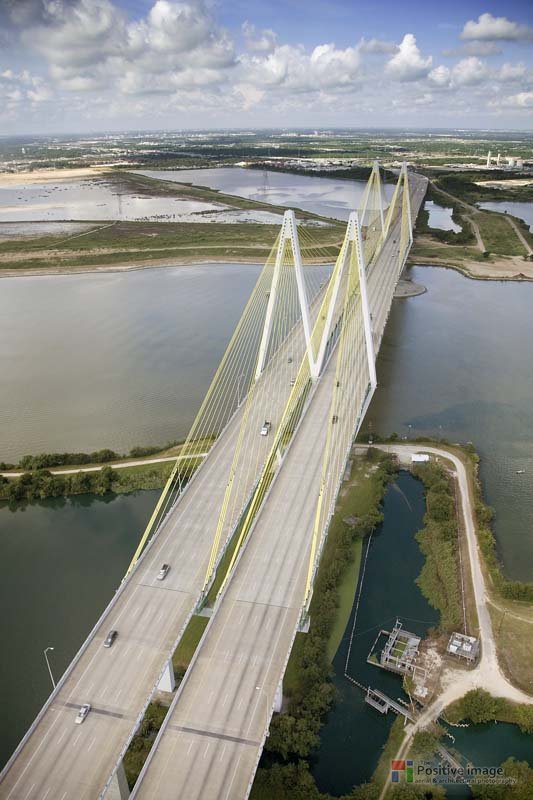 Aerial Photography Highways and Bridges - The Positive Image
